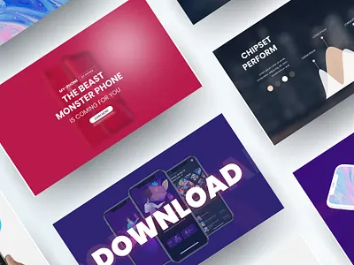 The Best Monster Phone Gadget Presentation Template clean design design strategy educational slides gadegt google slides template marketing presentation presentation