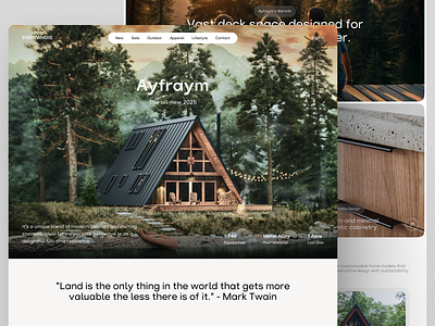 EVERYWHERE - Ayfraym Detail Product architecture ayfraym building construction construction landing page design fresh design home landing page homedesignideas landing page landing page design minimalist modern design modernarchitecture popular property property landing page property website tiny home design ui