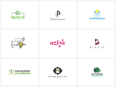 Logo Collections Vol 04 business logo design icon lettermark logo logo design logo folio logo for company logos minimalist modern symbol typography wordmark