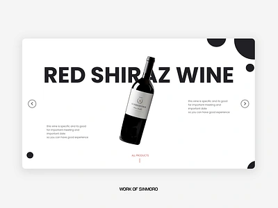 Shiraz Wine ui