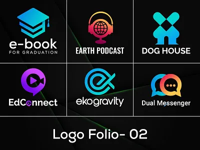 Logo Collection - Logo folio - 02 app logo branding branding design design fiverr logo graphic design icon logo logo collection logo design logo design branding logo designer logo folio logo idea logo maker logo mark logos modern logo monogram logo tech logo