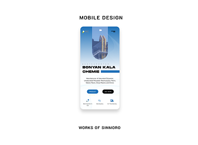 BonyanKala mobile version ui