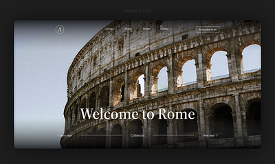 AmoreItaly / Rome / Web-design app design graphic design illustration info landing page rome site typography ui ux web web desing