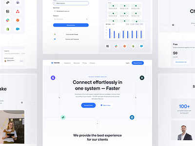 Servicily - Payment Landing Page animation b2b clean dipa inhouse finance fintech landing page minimalist modern money payment saas simple startup transaction ui ux web design