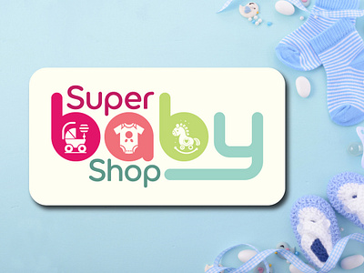 Baby shop logo baby shop baby shop logo branding ecommerce logo graphic design logo modern logo motion graphics shop logo shopping logo ui