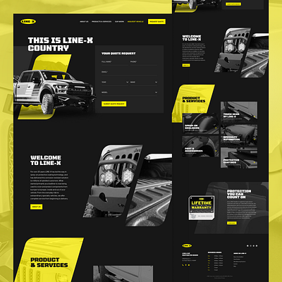 Vehicle Brand Website Design branding design figma illustration trending ui uidesign uiux website websitedesign