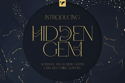 Hidden Gem Serif. Free Font abstract alcohol ink alternatives cyrillic elegant font gem glyphs gold ligature luxe luxury serif sophisticated