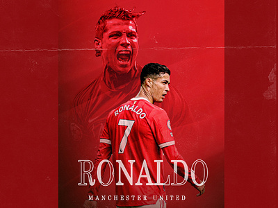 Sport Football Poster Design football instagram post photoshop poster poster design ronaldo soccer social media post