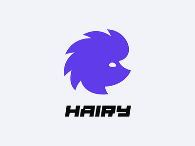 HAIRY bold branding design graphic design hair logo logotype monogram simple