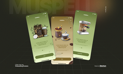 Muspell Mobile App Onboarding Design adobe xd app app design branding design figma interface mobile mobile app mobile app design ui ui design ui ux ui ux design ux ux design