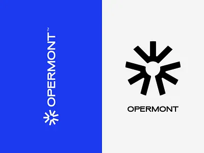 Opermont. Logo concept. ai blockchains bold branding crypto finance graphic design logo logotype o simple