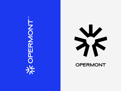 Opermont. Logo concept. ai blockchains bold branding crypto finance graphic design logo logotype o simple