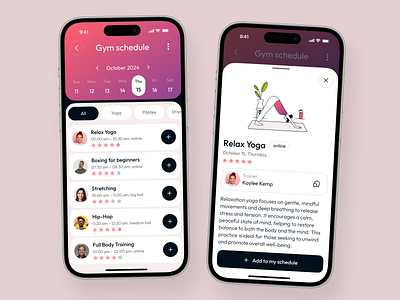 Workout Schedule App app app design app interfaces best app design calendar ui design fitness app home screen mobile mobile app design mobile app ui mobile ui mobile ui design mobile ux modern app ui modern ui ui ui design ui ux design ux