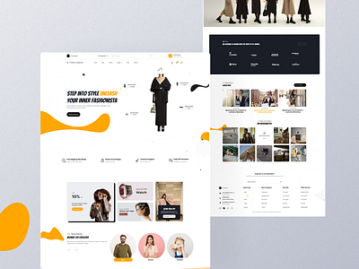 Fashion E-commerce Website UI Design dribbble ecommercewebsite fashionecommerce fashionui ui uidesign webdesign