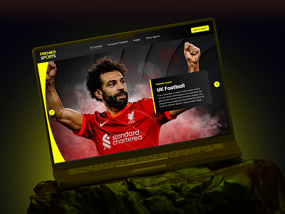 Premier Sports - UK Football page Desktop Design design football ui user interface ux web webdesign website