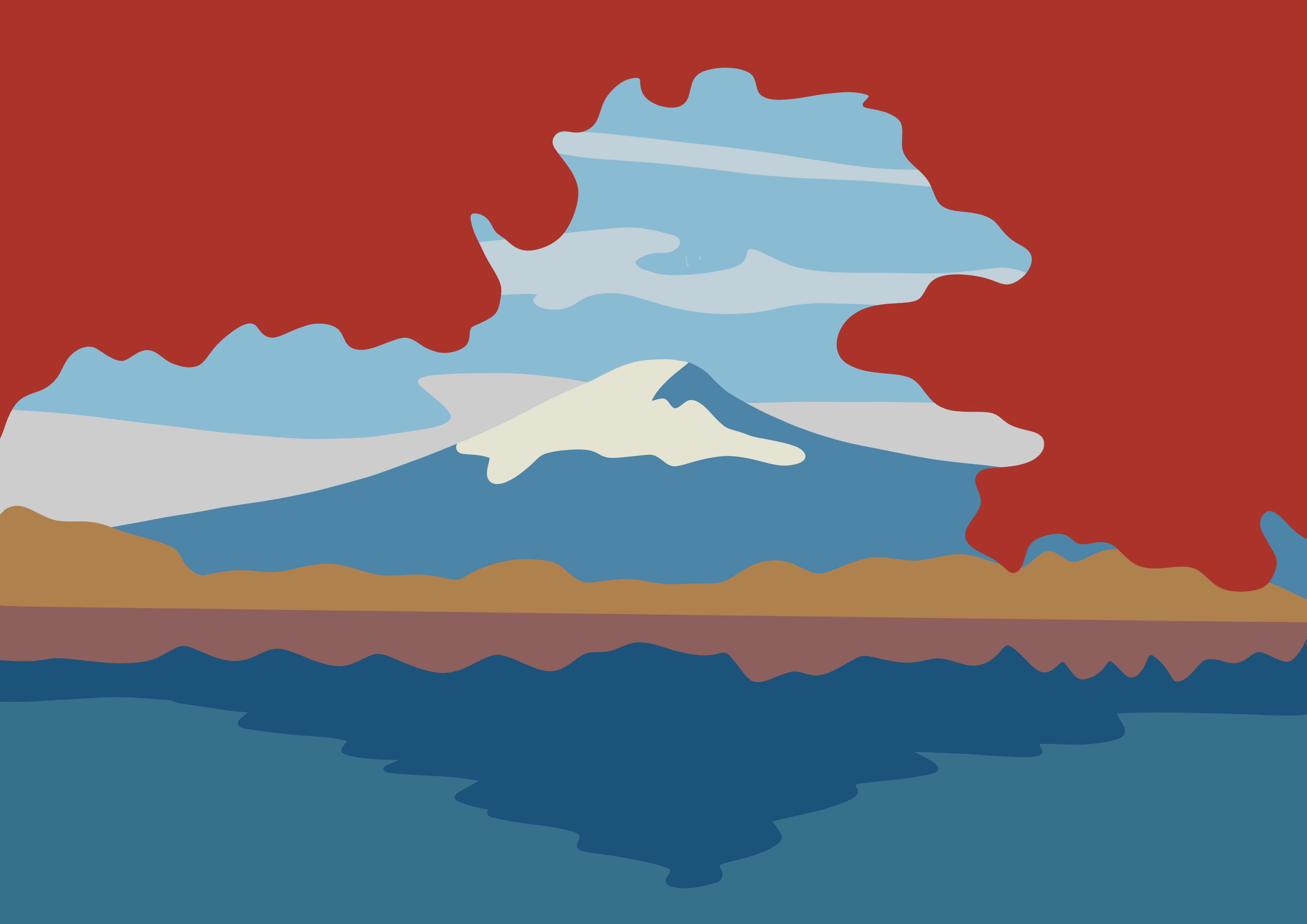 Example of Flat Design Illustration