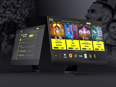 Premier Sports - Match overview Desktop design football ui user interface ux web webdesign website