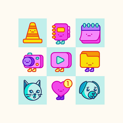 Animated icons 2d animation after effects animated icons motion design motion graphics vector animation vectorial illustration