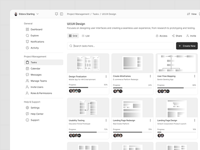 Horizontask - Dashboard Task Management app dashboard employee header kpi management minimalist planner dashboard planning planning dashboard project project dashboard project management dashboard task task list task management team team work dashboard uiux web app