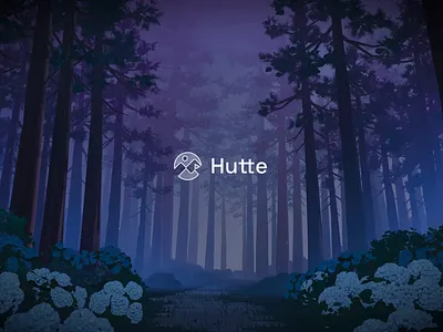 Hutte | Animated background animated background animation case study trees