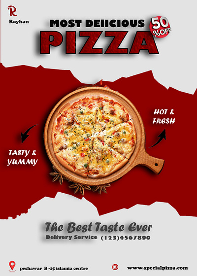 Secial Pizza offer banner banner branding graphic design logo offer pizza specialpizzabanner