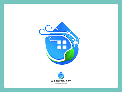 Home Environment Services Logo, Duct Cleaning Services Logo air purifier services logo brand identity branding duct cleaning services logo eco home logo environment logo home environment services logo hvac logo hvac services logo logo logo design logodesigner logos logotype