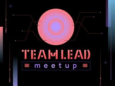 Selectel TeamLead MeetUp Branding branding design graphic design icon illustration logo typography ui vector