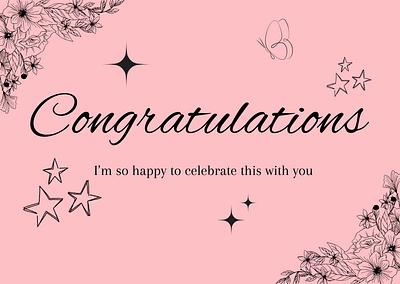 congratulations card template