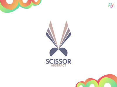 Abstract Scissor Logo abstract barber brand design brand designer color colorful cut hair hairstyle logo design logo designer logo for sale logo idea logo inspiration logomark logotype scissor tool trim zzoe iggi