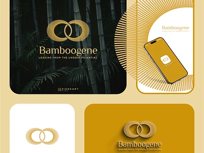 Bamboogene Logo (logo project design for client) 3d animation apparel brand identity branding design graphic design illustration infographics instagram post logo logo icon logo project logoart minimalist minimalist logo motion graphics simple logo ui web design