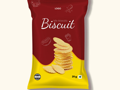 Mix Masala Biscuit Delicious Food Packaging Design adobe illustrator advertising brand design brand identity business design food graphic designer illustration label management manufactutring marketing package packaging design print product promotion sales visual identity