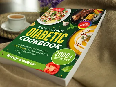 Diabetic Cookbook Cover Design book art book cover book cover design branding cookbook cookbook cover cover deisgn cover design design diabe diabetic diabetic cookbook diabetic cover ebookcover graphic design illustration kindlecover recipe cover ui