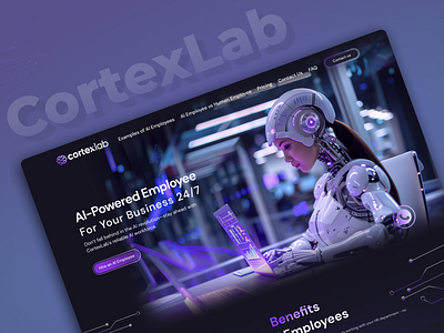 CorexLab - AI Workforce Solutions for Modern Businesses 🤖💼✨ ai creativedesign crm designinspiration figma design interactiondesign mobile adaptive moderndesign responsivedesign ui userexperience webdesign webdevelopment