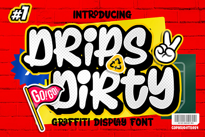 Drips Dirty Modern Marker Graffiti B apparel apparel fonts art fonts band bouncy fonts branding fonts brush fonts bubble cartoon comic food graffiti groovy marker music poster sport sticker tshirt y2k