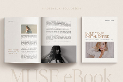 MUSE Course eBook Template Canva author blogger templates content creator course creator course template ebook ebook template canva lead magnet workbook workbook template canva writer