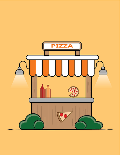 PIZZA adobe ilustrator dailyui design ilustration landing page pizza shop trend ui ui design ux