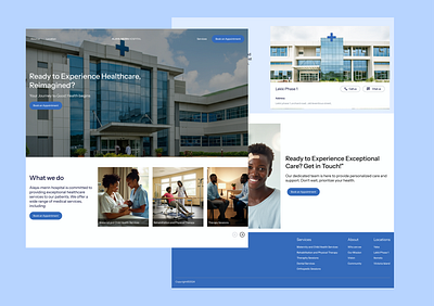 Alaya Merin Hospital Website – Modern Healthcare Design healthcare hospitalwebsite landingpagedesign ui uiux webdesign