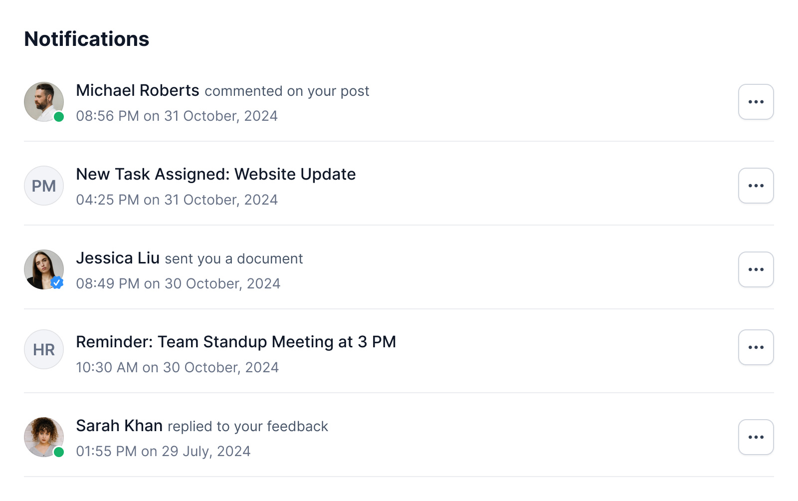 Clean & Minimal Notifications UI Design autolayout ctabuttons design figmadesign notifications responsivedesign ui uidesign ux uxdesign