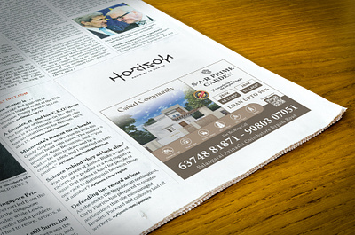 News Paper Ad Design branding design graphic design illustration logo motion graphics typography vector