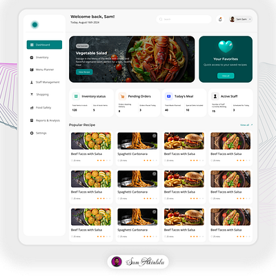 Kitchen Management System kitchen management system ui