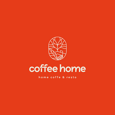 coffee home logo branding graphic design logo