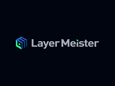 3D printing Service Logo - LayerMeister 3d 3d printing animation art direction branding graphic design logo startup