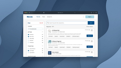 Job search websites design job search websites ux uxdesign