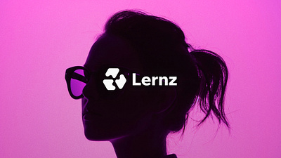 Lernz | Design - Identity ad design brand identity branding color colors creative design graphic design logo logo craft logomark marketing pink purple social media typographic visual identity