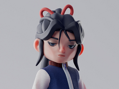 Alice 3d 3d model character character design