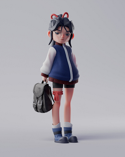 Alice 3d 3d model character character design