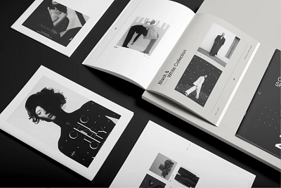 Minimal Fashion Lookbook branding lookbook