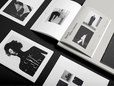 Minimal Fashion Lookbook branding lookbook