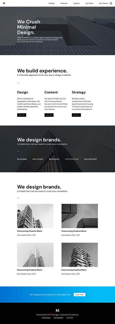 Creative Agency Landing Page Design branding design figma ui ui ux user experience design user interface design