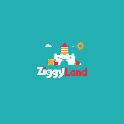 Kids Fun Park Logo - Ziggyland art direction branding design fun park illustration kids logo